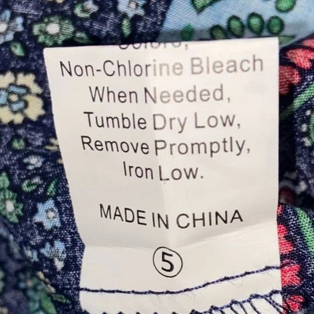 PRETTYGARDEN NAVY FLORAL PRINT MAXI DRESS SIZE MEDIUM - Picture 13 of 13